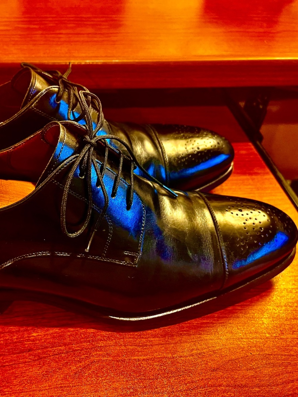 Magnanni for Neiman Marcus derbies size 9M